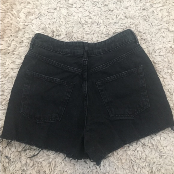 TOPSHOP Moto Mom Shorts - Picture 2 of 3